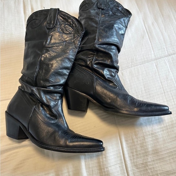 Vintage Steve Madden WEST western cowboy boot size 38 - Picture 2 of 9